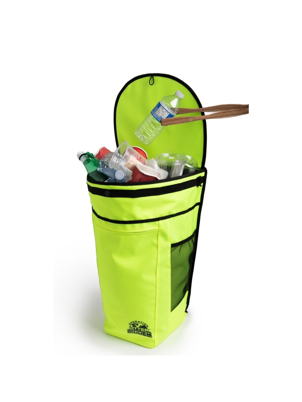 The Litter Ridder Backpack - GREEN - Picture 3 of 8